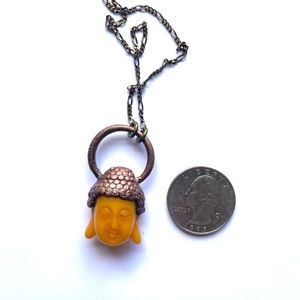 Copper Buddha Necklace